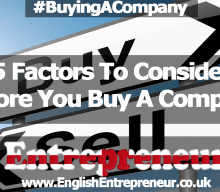 5 Factors To Consider Before You Buy A Company